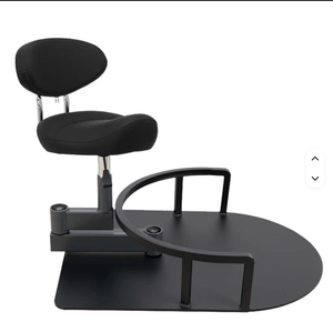 Sillón Giratorio para Salón de Belleza, Banco de Trabajo Grande, Silla Giratoria Integrada para Peluquería, Silla Giratoria para Barbería, Salón de Belleza, Barbería - Product Image 2