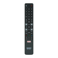 Télécommande universelle durable HUAYU RM-L1508+ à code fixe pour TCL avec piles AAA et contrôle tactile LED