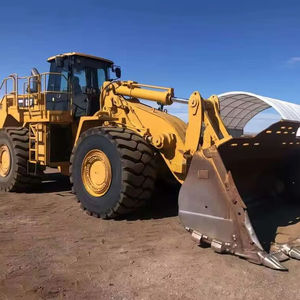 98% kucing baru <span class=keywords><strong>988H</strong></span> pemuat roda efisiensi tinggi mesin jalan pemuat depan buatan Jepang yang kuat - Product Image 1