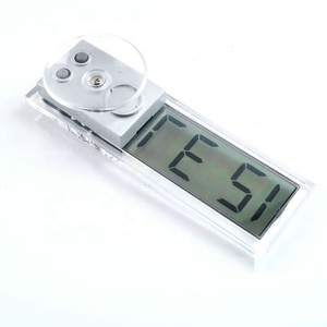 Đồng Hồ Kỹ Thuật Số Trong Suốt LCD Hiển Thị Đồng Hồ Quà Tặng Khuyến Mãi Cho Xe Ô Tô Mini Trong Nhà Với Hút Cup Tại Trở Lại Đồng Hồ Nhỏ Đồng Hồ - Product Image 5