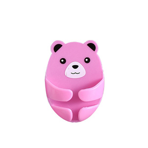 No-drill, strong, traceless cartoon plug <b>hook</b>, wall-mounted <b>kitchen</b> bear plug storage <b>hook</b> - Product Image 5