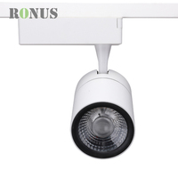 Rail de Studio façonnable, plafond de magasin d'intérieur Zoom COB 35W Spot à intensité variable, éclairage de piste à LED