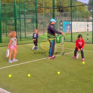 Terrain de sport de paddle miniature pour enfants, poteaux en acier galvanisé à chaud, <span class=keywords><strong>kit</strong></span> de terrain de paddle panoramique pour enfants - Product Image 5