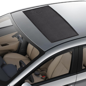 Pare-soleil magnétique en tissu pour toit de voiture, isolation thermique, protection pour fenêtre de toit de voiture, avec options de taille - Product Image 3