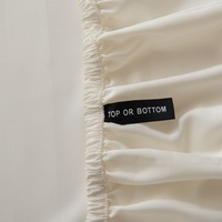 Couleur unie doux 100% bambou tissé technique ensemble de draps de lit refroidissement écologique pour les draps de maison