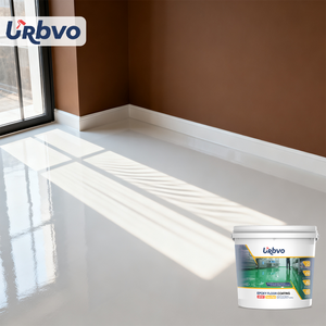 Revêtement de sol époxy autolissant sans solvant, certifié FDS, prix de gros, pour la rénovation et la décoration d'usines - Product Image 1