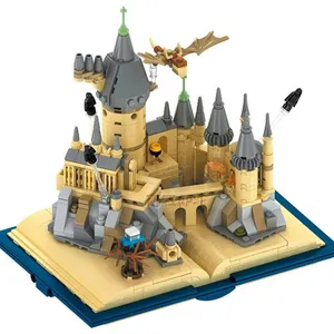 Secrets Castles Books Flying Car Snakes Dragons 4 Harris Building Blocks Toys Gifts Kits For Boys Children Kids