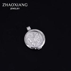 Collares al por Mayor, Joyería con Espacio para Colocar Fotos, Foto Redonda en Forma de Llama, Acero Inoxidable, Regalo Clásico 2021 - Product Image 3