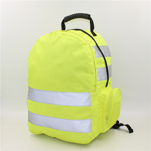 Reflective Hi Vis Safety Backpack for Industrial Work Site, Outdoor Sports and Road <b>Bike</b> Use - Product Image 5