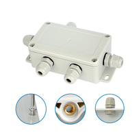 Boîtier de jonction en plastique ABS avec oreilles de fixation, étanche IP68, pour connexion extérieure souterraine
