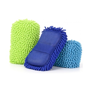 Éponge de lavage auto en chenille premium à séchage rapide, sans rayures, absorbante, en microfibre, pour le nettoyage des voitures - Product Image 1