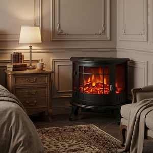 <span class=keywords><strong>Chimenea</strong></span> <span class=keywords><strong>Eléctrica</strong></span> Independiente, Estilo Europeo con Llama Realista en 3D, <span class=keywords><strong>Chimenea</strong></span> de Calefacción Interior, Venta Directa de Fábrica - Product Image 6