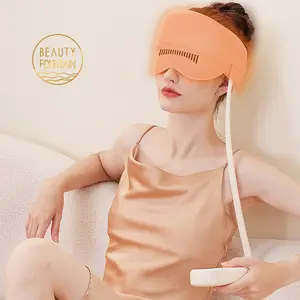 Xách tay điện sưởi ấm áp suất không khí massage 2 trong 1 Pain Relief Eye Head Air nén Massager Migraine đau đầu cứu trợ cap