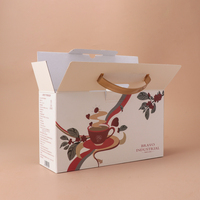 Vente chaude Emballage en papier à déchirer personnalisé avec logo imprimé pour capsules de café Boîte à bande détachable pour café