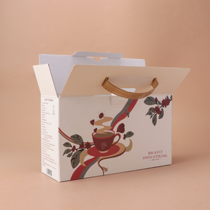 Vente chaude Emballage en papier à <span class=keywords><strong>d</strong></span>échirer personnalisé avec logo imprimé pour capsules de café Boîte à bande <span class=keywords><strong>d</strong></span>étachable pour café - Product Image 4