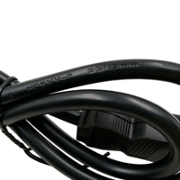 Câble d'alimentation BS1363 13A 250V avec prise britannique vers connecteur enfichable GST H05VV-F 3G1.5mm² pour l'alimentation des luminaires et meubles commerciaux