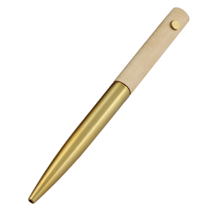 ปากกาลูกลื่น0.7มม. ทำจากไม้วอลนัทสีขาวเป็นมิตรกับสิ่งแวดล้อม - Product Image 2