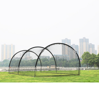 Filet de frappe de baseball commercial 70x10x10 pieds en gros, filet de softball robuste en PEHD pour clubs jeunes