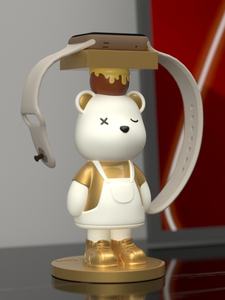 Soporte de Carga Decorativo para Apple Watch, Hecho a Mano con Resina, Diseño de Animal, para Mesita de Noche - Product Image 3