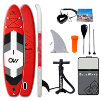 SUP gonflable tout-terrain haut de gamme 11' avec pompe électrique et construction rigide en Drop Stitch, 33'' extra large pour le yoga et le tourisme