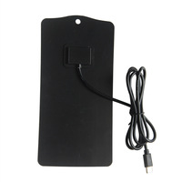 Panneau solaire de charge 2,5W 5V 177,6x87,8mm pour téléphone portable et chargeur de batterie avec port
