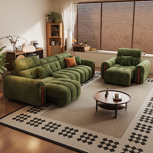 Canapé modulaire électrique en chenille, style minimaliste <span class=keywords><strong>italien</strong></span> moderne, inclinable et extensible, avec fonction zéro mur - Product Image 5