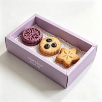 Boîte d'emballage personnalisée pour biscuits, macarons, pâtisseries, emballage cadeau, boîte pliante de qualité alimentaire avec impression de logo