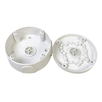 Boîte de jonction ronde en plastique de 10cm pour caméra dôme et boîte de jonction CCTV pour boîte de jonction de caméra de sécurité