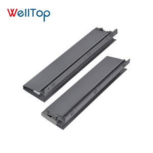 WELLTOP Factory Price Furniture <strong>Cabinet</strong> Soft Close <strong>Slim</strong> Box Drawer Slide Sliding Mechanism VT-15.023 for Kitchen <strong>Cabinet</strong> 40kg,65kg - Product Image 1