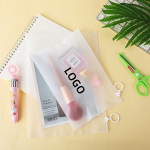 Bolsa de Plástico con Cierre Hermético Eva Esmerilada Impresa Personalizada, Bolsa de Plástico Mate Reciclable de PVC <span class=keywords><strong>para</strong></span> Cosméticos, Joyería y Anillos - Product Image 4