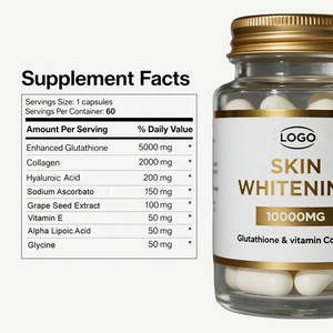 Aangepaste Formule Collageen Glutathion Supplement Collageen Optimale Huidwhitening Enhancement Capsules - Product Image 3
