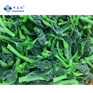 Sinocharm HACCP Top Quality Non Worm Organic Fresh IQF Vegetables Factory Price 1kg Frozen Rape Flower