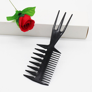 Peigne à mèches pour salon de coiffure, grand peigne en plastique à dents larges pour le coiffage et le lissage des cheveux - Product Image 3