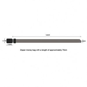Ceinture en Soie Tressée Anti-Vol pour Voyage, pour Femmes et Hommes, Portefeuille Dissimulé Portable pour Argent, 120cm Polyester/Coton - Product Image 6