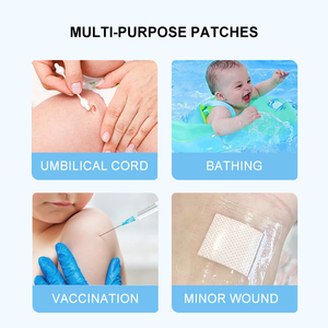 Parche de gasa médica transparente con almohadilla absorbente incorporada, cubierta protectora, vendaje estéril para bebés y niños - Product Image 4