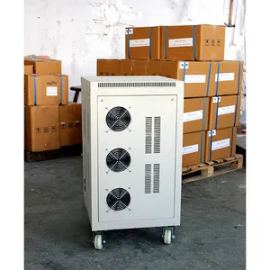 20KVA Automatic AC Servo Motor Control Type Of Voltage Stabilizer 3 Phase Large Size Voltage Stabilizer
