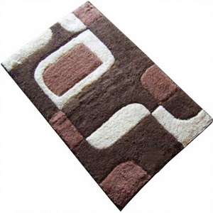 Alfombras de Baño Florales de Lujo ITHL, Hechas de Algodón Puro, Ecológicas, con Diseño de Mechones, Duraderas, Alfombrillas Largas para Piso, Venta al Por Mayor - Product Image 1
