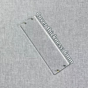 กล่องโชว์อะคริลิครูปทรงสี่เหลี่ยมผืนผ้าวัสดุไม้ PVC MDF ทนทานสำหรับการโฆษณาบนดาดฟ้า - Product Image 5