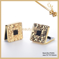 Étui à poudre de luxe, forme carrée, pour maquillage, vide, Compact