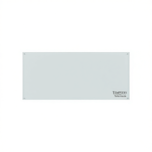 Protector de salpicaduras para cocina Tempeers, 35,43 x 23,62 pulgadas, vidrio templado blanco, estilo decorativo minimalista - Product Image 1