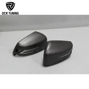 Coques de rétroviseurs de remplacement en fibre de carbone véritable mate pour Mercedes <span class=keywords><strong>Benz</strong></span> W204 W212 W218 W176 Classe C CLS - Product Image 2