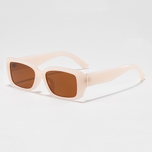 Lunettes de soleil rectangulaires rétro, monture intégrale, polarisées, UV400, protection solaire unisexe, adulte, 2025 - Product Image 1