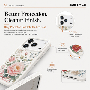 เค<span class=keywords><strong>ส</strong></span>โทรศัพท์มือถือ iPhone 18 17 แบบย่อยสลายได้ ผลิตตามสั่ง (OEM) พิมพ์ลาย UV  แกะสลักเย็น  บางเฉียบ ป้องกันรอยนิ้วมือ  วั<span class=keywords><strong>ส</strong></span>ดุฟางข้าวสาลี - Product Image 5