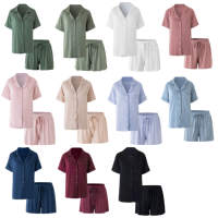 Fung 8001 NEU 95% Viskose & Spandex Modal Short Pyjama Set Sex kleid für Frauen Pyjama Set Damen Lounge wear