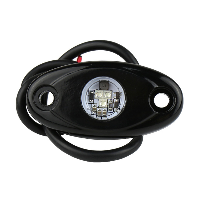 Super Bright 2 Inch Waterproof IP67 Car Accessories 9W LED Rock Light for Underglow Off Road Trucks ATV 4x4 Pickup