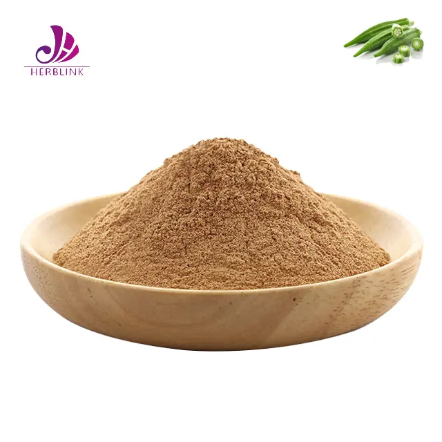 Factory Supplies High Quality Okra Seed Extract Powder For Male Sexual