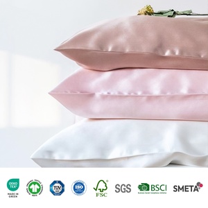 <span class=keywords><strong>100</strong></span>% Tinh Khiết Lụa Áo Gối 22 Momme 6A Lớp Lụa Áo Gối Tùy Chỉnh Thêu Logo <span class=keywords><strong>100</strong></span>% Dâu Lụa Gối Trường Hợp - Product Image 5