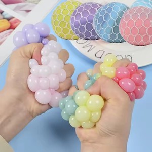 Rainbow Sensory Stress Relief Ball Squishy 3D Fidget Toys for Adults <b>Kids</b> Anti-Anxiety Silent Non-Toxic Toy for Office Classroom - Product Image 2
