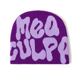 Chapeau en tricot, chapeau de rue pour hommes et femmes, chapeau de hip-hop, chapeau de rap, chapeau en jacquard tendance - Product Image 2