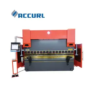 ACCURL 200T hydraulische CNC-Abkant presse mit 6 + 1 Achse Stahlplatte hydraulische Presse Bremse Maschine zu verkaufen